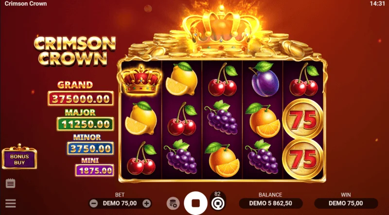 Crimson Crown - bonus coin symbols